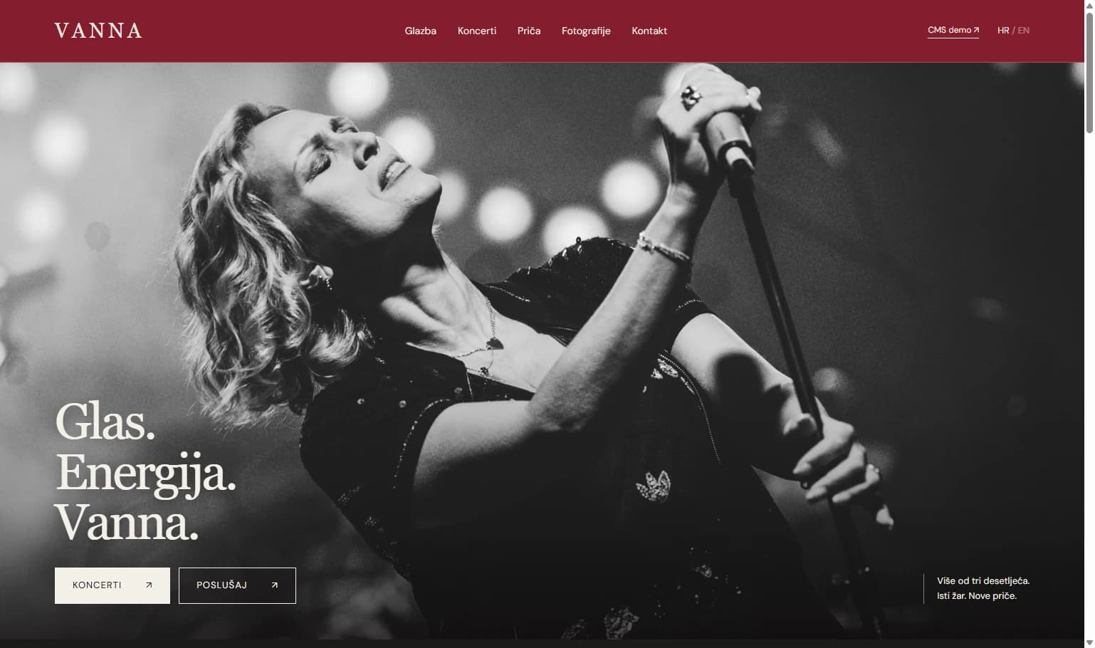 Vanna: Homepage redesign
